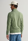 Gant Original Half Zip Sweatshirt, Kalamanta Green