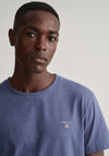 Gant Original Logo T-Shirt, Dark Jeansblue Melange