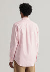 Gant Oxford Banker Stripe Sleeve Shirt, Light Pink