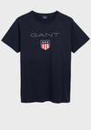 Gant Shield T-Shirt, Evening Blue