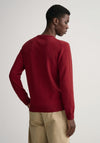 Gant Superfine Lambswool Sweater, Port Red