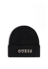 Guess Embroidered Logo Beanie, Black