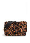 Guess Cessily Quilted Leopard Print Shoulder Bag, Multi