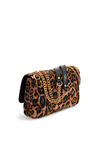 Guess Cessily Quilted Leopard Print Shoulder Bag, Multi