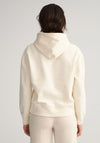 Gant Womens Tonal Hoodie, Cream