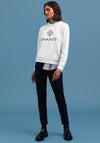 Gant Lock Up Crew Neck Sweatshirt, Eggshell