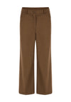 Guess Womens Wide Leg Trousers, Brown