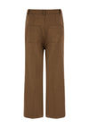 Guess Womens Wide Leg Trousers, Brown