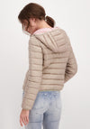 Monari Short Quilted Jacket, Taupe