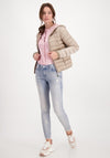 Monari Short Quilted Jacket, Taupe