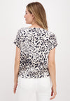 Monari Leopard Print Top, Beige