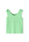 Name It Kid Girl Fernille Sleeveless Top, Green Ash