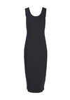 Naya Basic Sleeveless Dress, Black