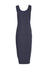 Naya Basic Sleeveless Dress, Navy