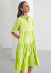 Naya Cotton Smock Dress, Daiquiri