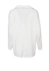 Naya Multi Colour Circle Eyelet Shirt, White