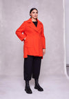 Ora Wool Blend Coat, Spice Orange