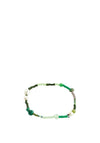 Pilgrim Indiana Beaded Bracelet, Green