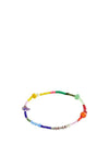 Pilgrim Indiana Beaded Bracelet, Rainbow Multi