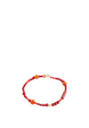 Pilgrim Indiana Beaded Bracelet, Red