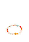 Pilgrim Smile Beaded Ankle Bracelet, Multi