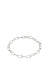 Pilgrim Pause Cable Chain Bracelet, Silver