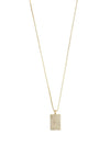 Pilgrim Be Crystal Pendant Necklace, Gold