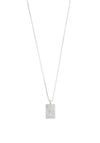 Pilgrim Be Crystal Pendant Necklace, Silver