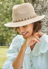 Powder Natalie Rope Band Trim Hat, Natural