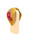 Powder Wild Woodland Velvet Headband, Mustard