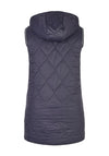 Rabe Mid Length Hooded Gilet, Navy