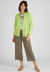 Rabe Short Open Cardigan, Lime