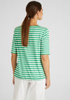 Rabe Striped & Floral Print T-Shirt, Green Multi