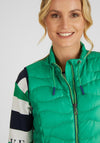 Rabe Short Quilted Gilet, Emerald