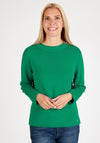 Rabe Ribbed Knit Jumper, Emerald Green