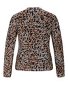 Rabe Animal Print Short Light Jacket, Beige