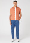 Remus Uomo Paolo Short Sleeve Shirt, Terracotta