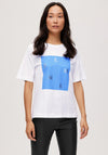 Selected Femme Bera Printed T-Shirt, Bright White