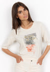 Soyaconcept Babette Graphic T-Shirt, Cream Multi