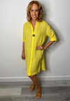 Serafina Collection One Size Long Tunic Dress, Yellow