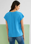 Street One Cap Sleeve Tunic Top, Splash Blue