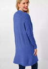 Street One Long Open Knit Cardigan, Dazzling Blue