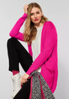 Street One Basic Fine Long Cardigan, Lavish Pink