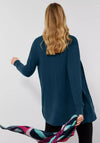 Street One Basic Fine Long Cardigan, Deep Teal