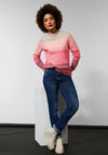 Street One Ombre Knit Jumper, Winter Rose