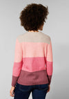 Street One Ombre Knit Jumper, Winter Rose