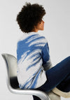 Street One Feather Yarn Jumper, Sky Blue