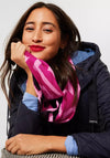 Street One Print Loop Scarf, Lavish Pink