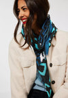 Street One Long Printed Scarf, Funky Jade