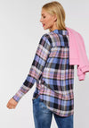 Street One Checked Shirt, Dazzling Blue